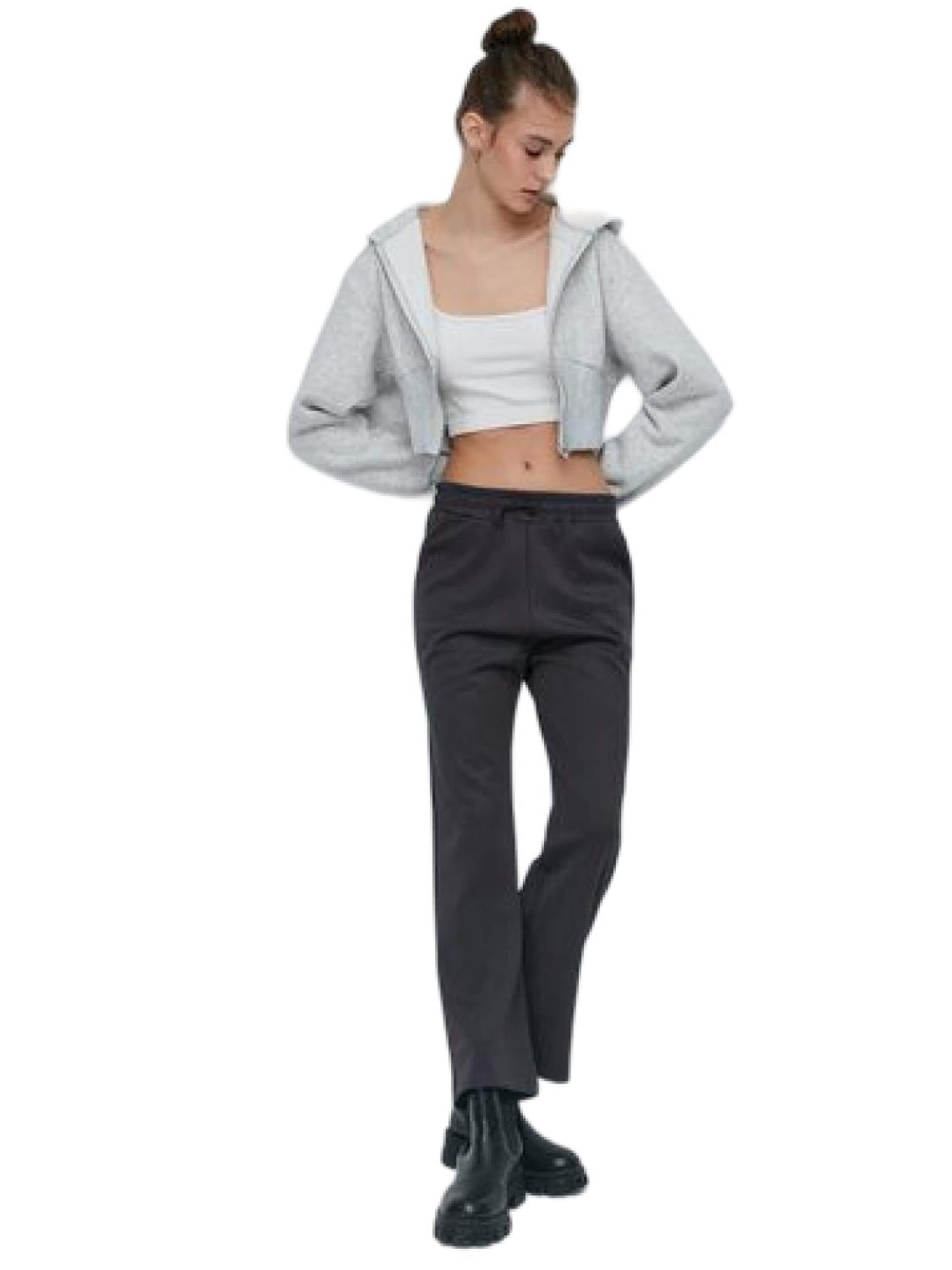 C&City Broek in Grijs: voorkant