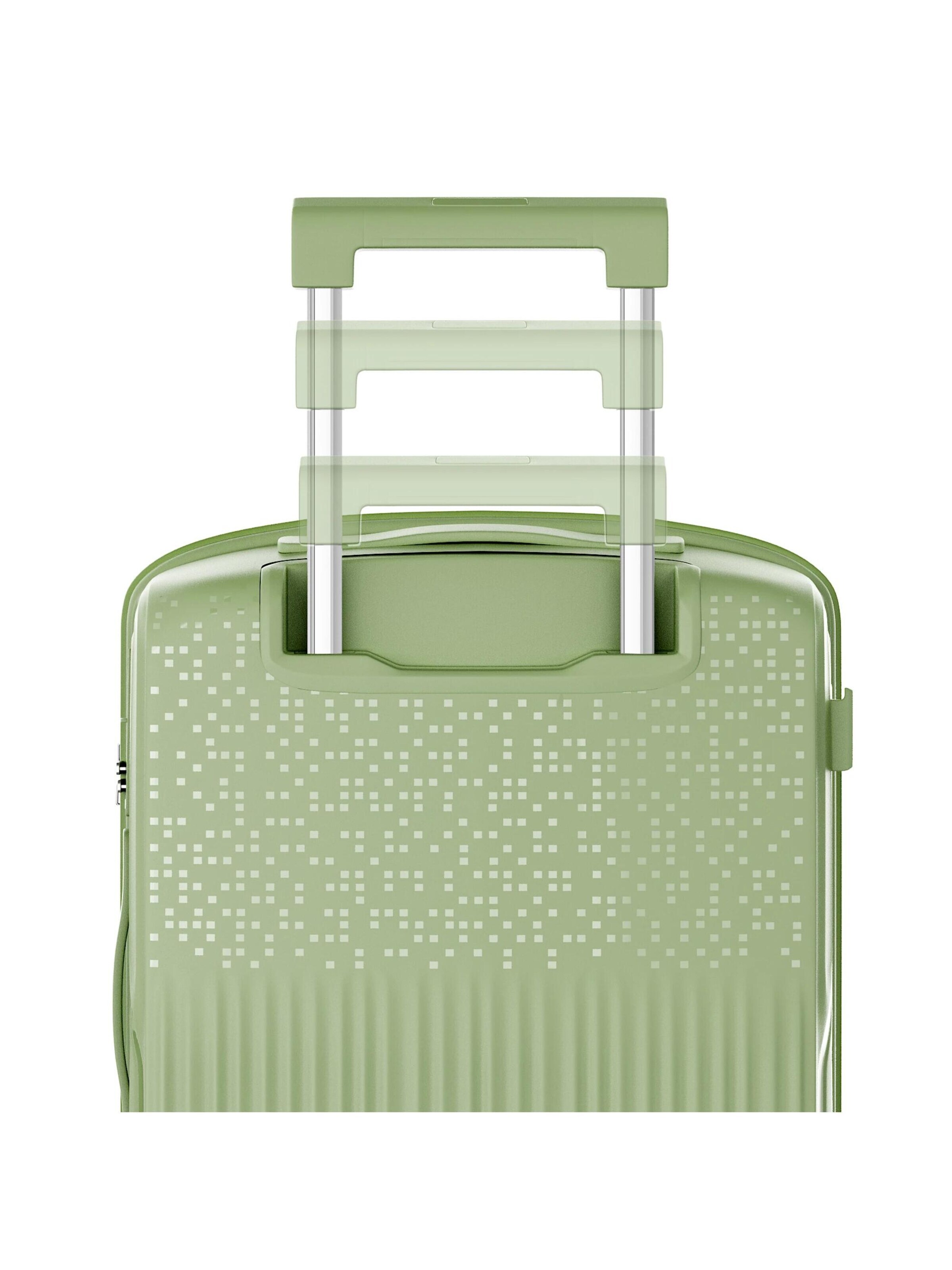 4FLY Suitcase Set 'Pixel' in Green