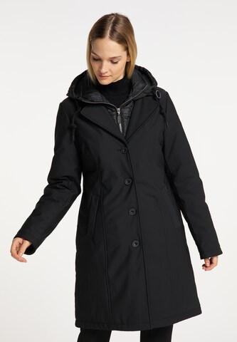 DreiMaster Klassik Winter Coat in Black: front