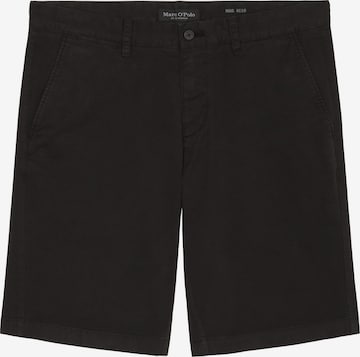 Marc O'Polo Regular Chino Pants 'Reso' in Black: front