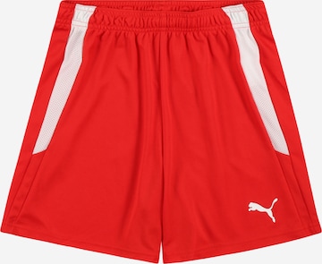 Pantaloni sportivi 'TeamLiga' di PUMA in rosso: frontale