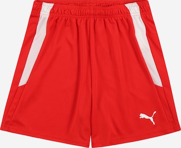 PUMA Sportshorts 'TeamLiga' in Rot: predná strana