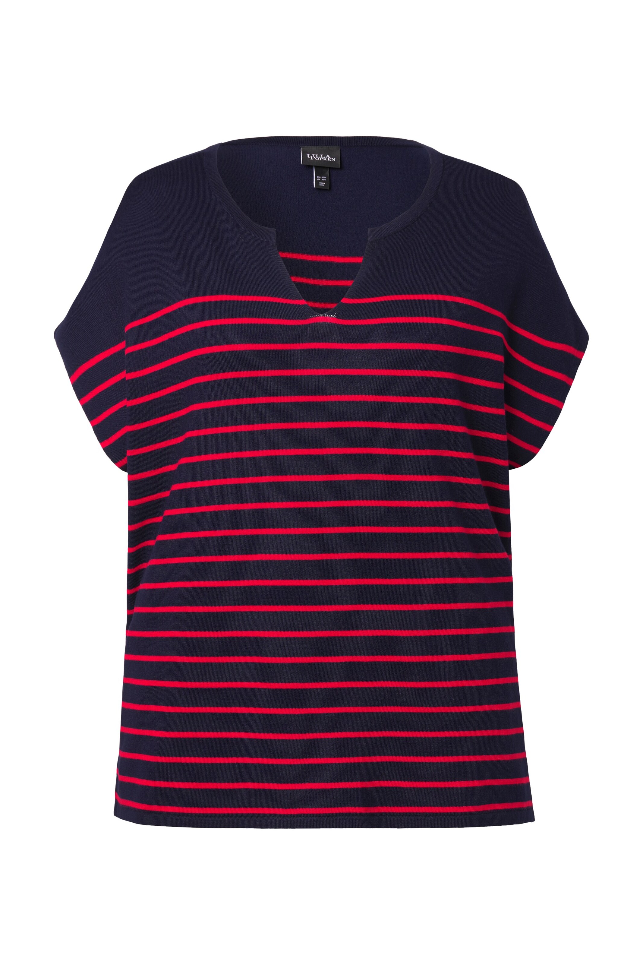 Ulla Popken T-Shirt in Blau: Vorderseite