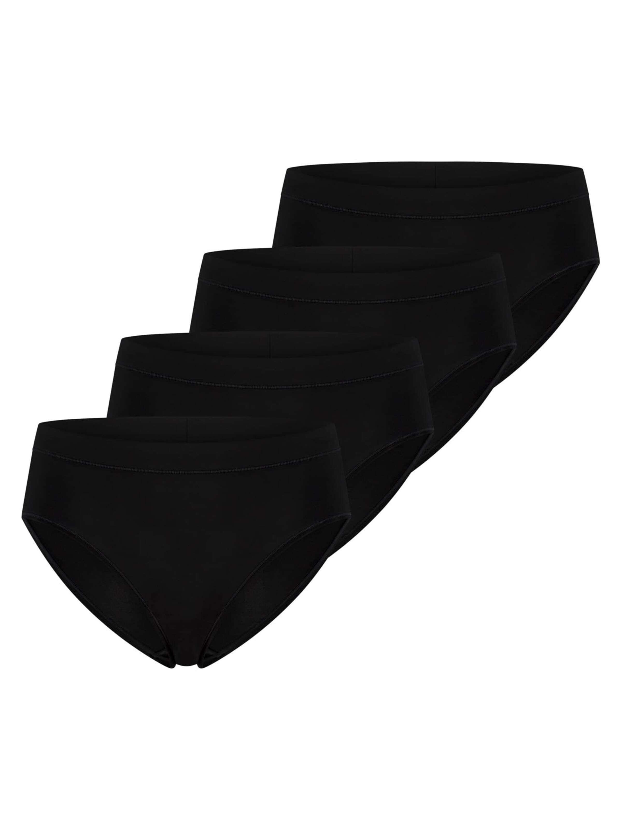 SCHIESSER Slip 'Unique Micro' in Black: front