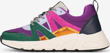 POSH by Poelman Sneakers laag 'Carocel' in Groen: voorkant