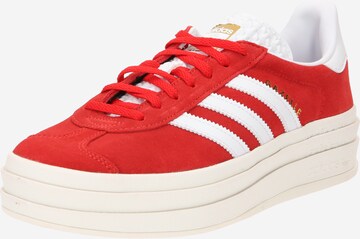 ADIDAS ORIGINALS Platform trainers 'Gazelle Bold' in Red: front