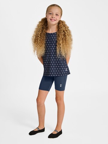 Hummel Skinny Sports trousers in Blue