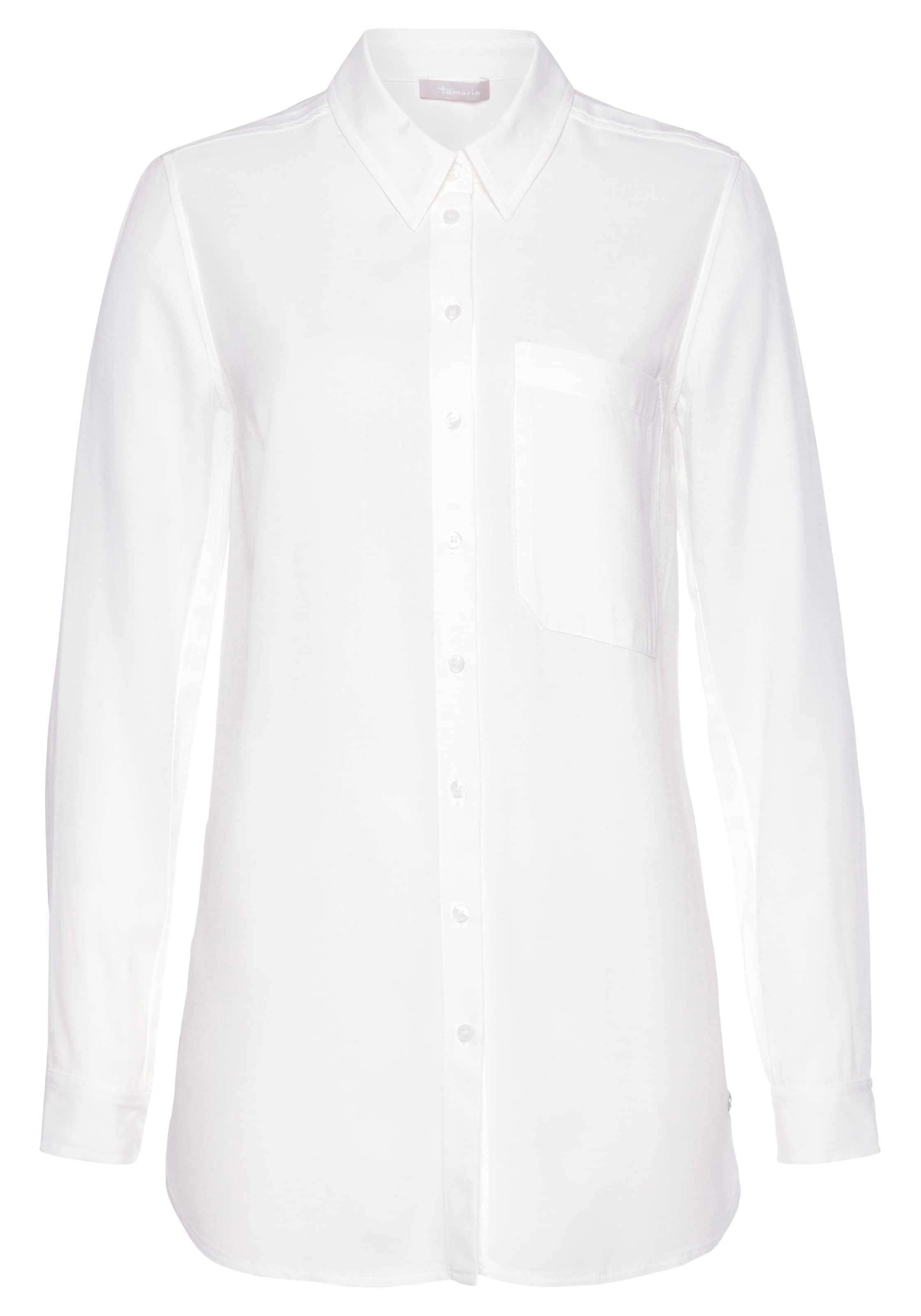 Tamaris Bluse in Weiß: Vorderseite