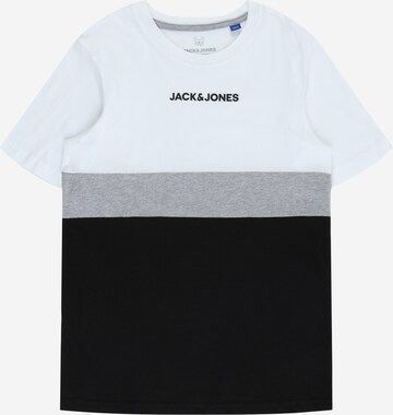 T-Shirt 'REID' Jack & Jones Junior en noir : devant