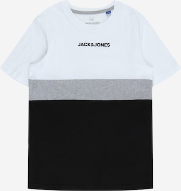 Jack & Jones Junior - Camiseta 'REID' en negro: frente