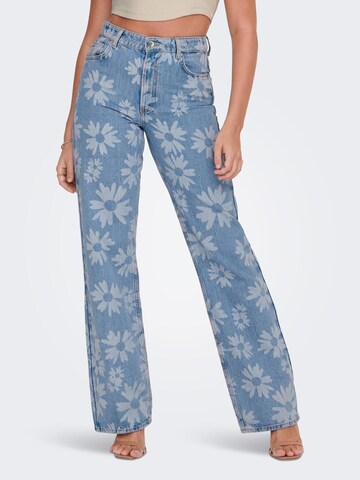 ONLY Regular Jeans 'CAMILLE' in Blauw: voorkant