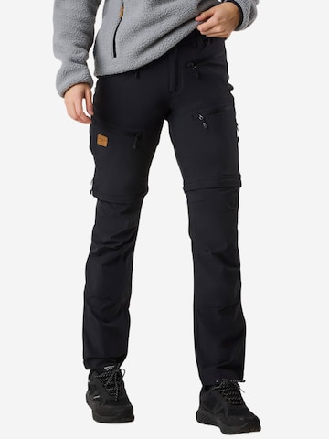 SWEDEMOUNT Outdoorbroek 'Lofoten' in Zwart: voorkant