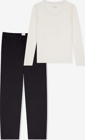 SCHIESSER Pajama 'Mix & Relax' in Black: front