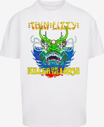 Merchcode Shirt 'Thin Lizzy - Killer' in White: front