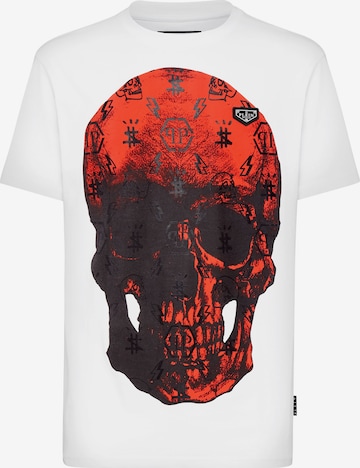 Philipp Plein Shirt in Wit: voorkant