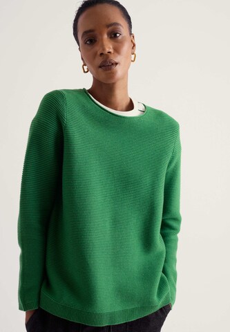 Pullover di Seasalt Cornwall in verde: frontale