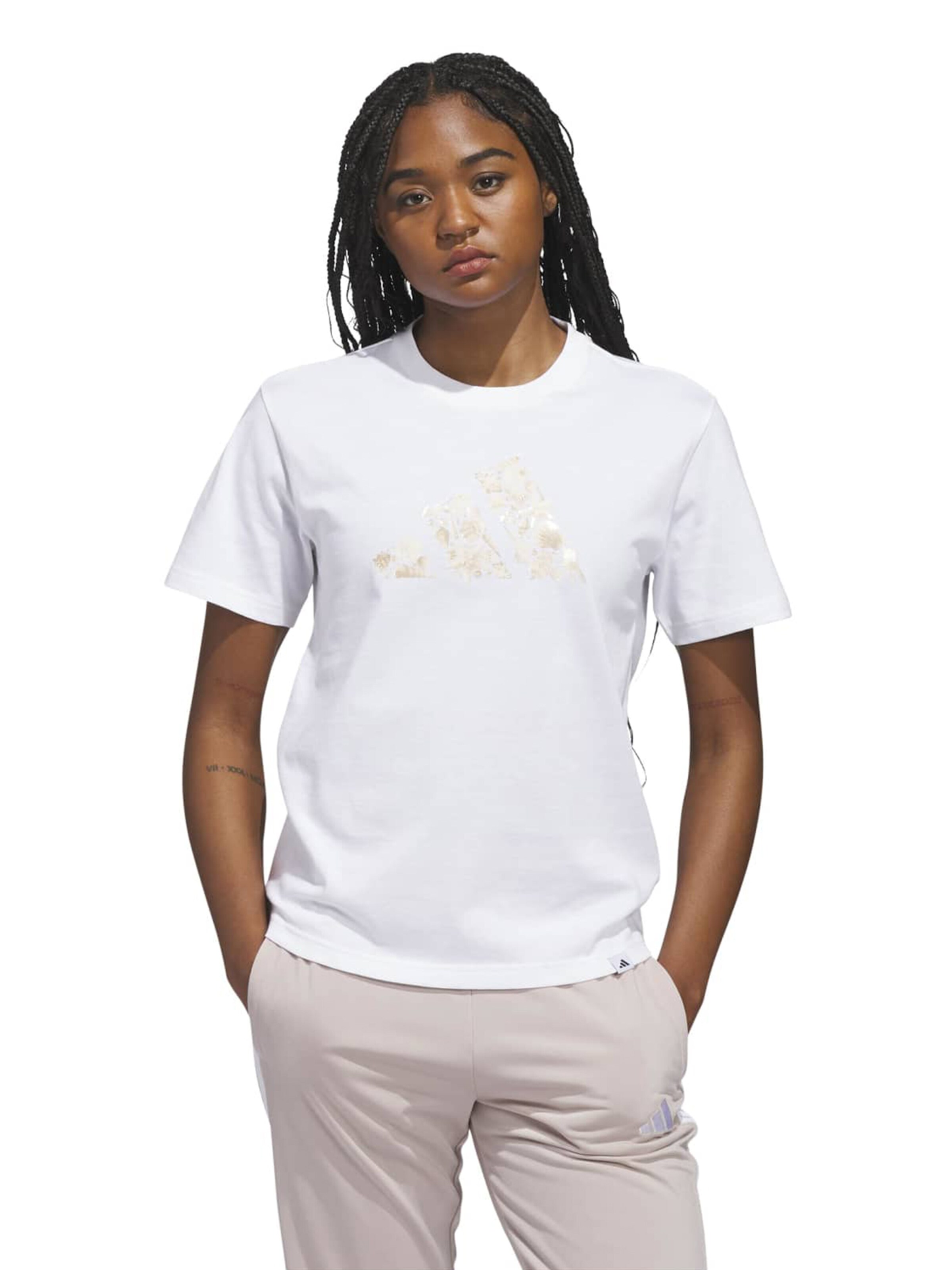 ADIDAS SPORTSWEAR Koszulka funkcyjna w kolorze biały: przód