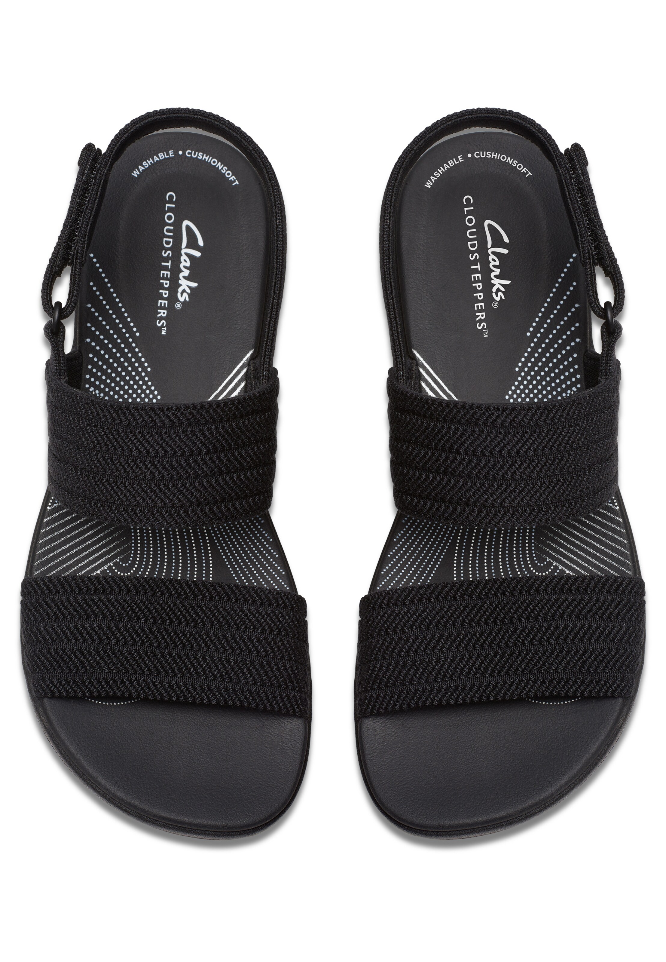 CLARKS Sandale 'Arla' in Schwarz