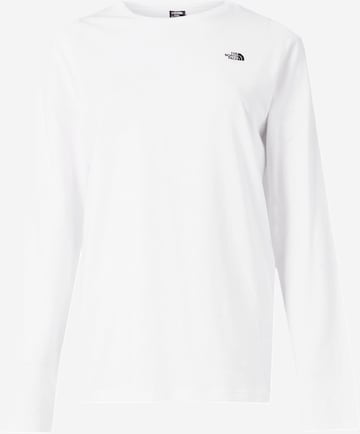 THE NORTH FACE Paita 'ESSENTIAL SIMPLE DOME' värissä valkoinen: etupuoli