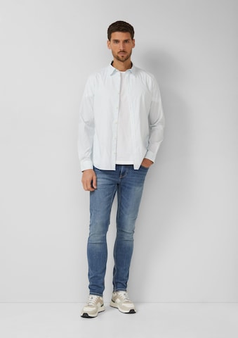 Coupe slim Chemise s.Oliver en blanc