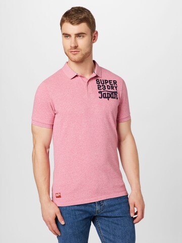 Superdry Tričko – pink: přední strana