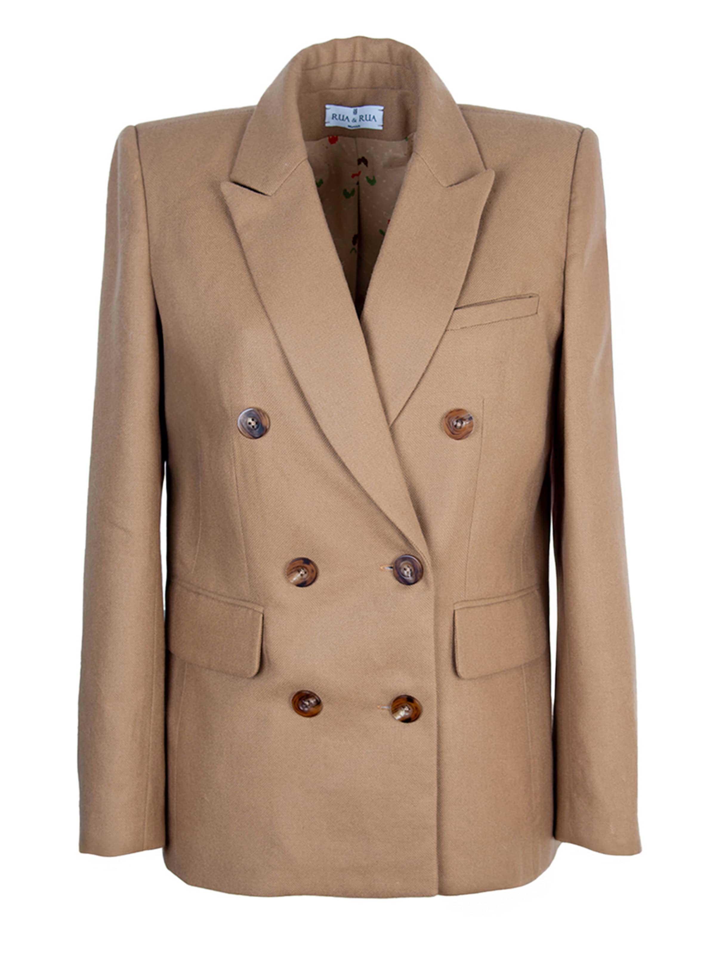 Rua & Rua Blazer in Camel, Item view