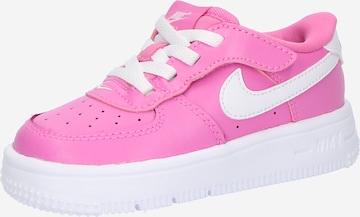 Nike Sportswear Кроссовки 'Force 1 EasyOn' в Ярко-розовый: спереди