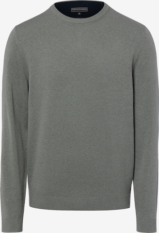 Pull-over Finshley & Harding en gris : devant