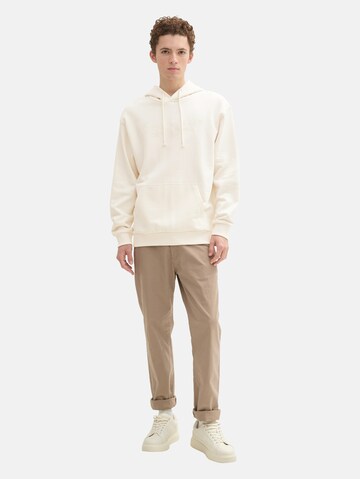 TOM TAILOR DENIM Sweatshirt in Weiß