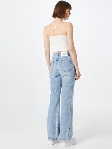 Wide leg Jeans de la Miss Sixty pe albastru