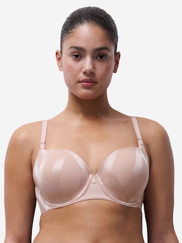 Chantelle T-shirt Bra 'Glaze' in Beige