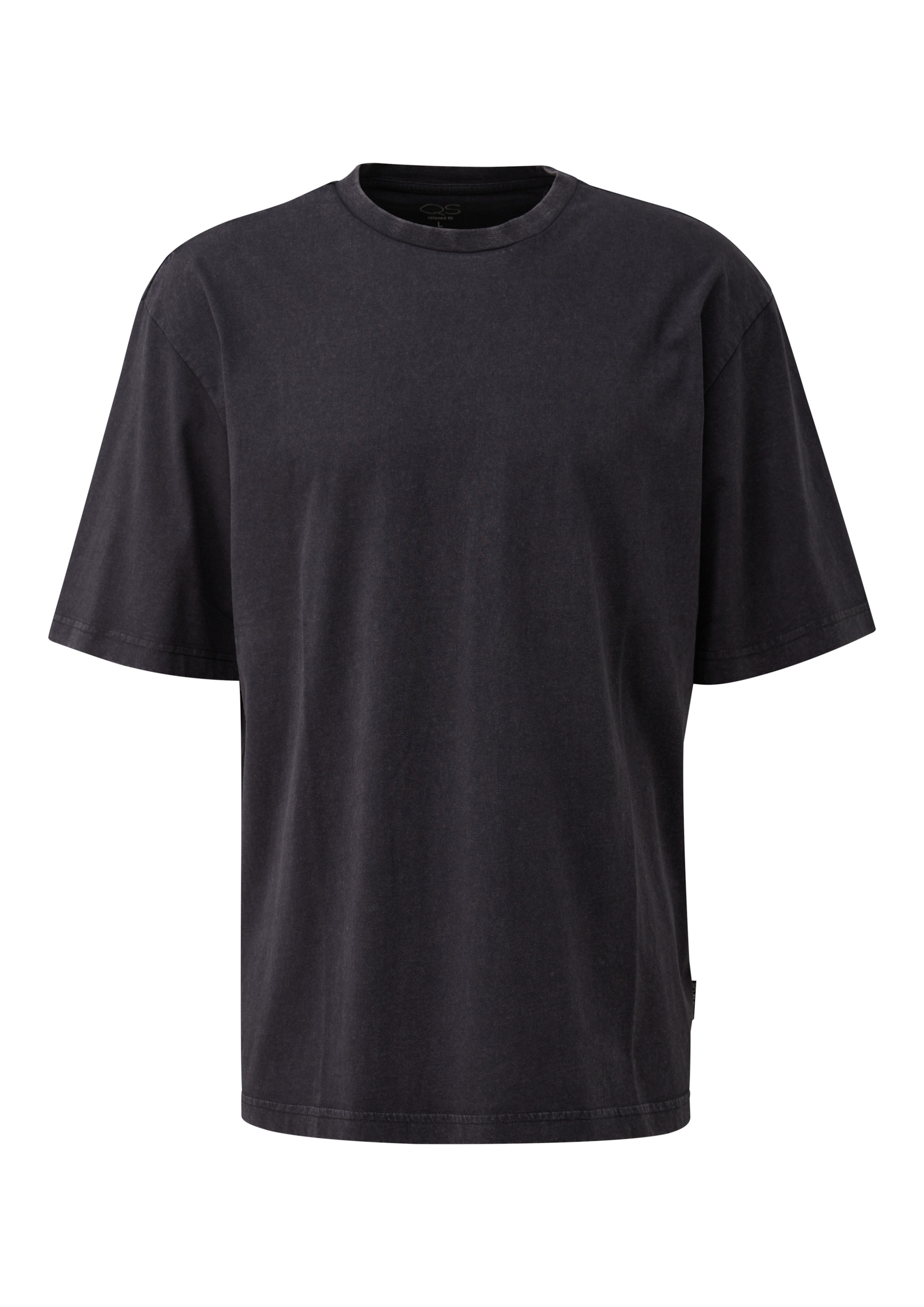 QS T-Shirt in Schwarz: Vorderseite