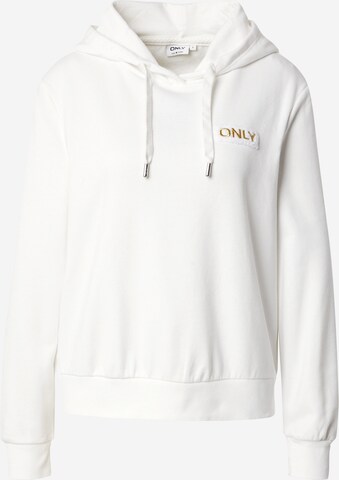 Sweat-shirt 'NORA' ONLY en blanc : devant