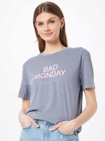 T-shirt 'Bad Monday' EINSTEIN & NEWTON en bleu : devant