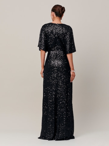 Sável - Vestido de noche 'Catania' en negro