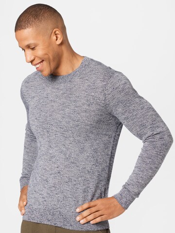 Casual Friday Sweater 'Karl' in Grey: front