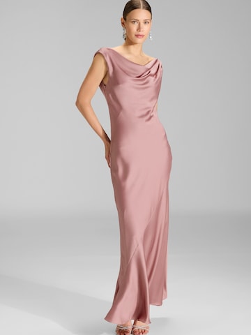 SWING - Vestido de festa em rosa: frente