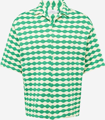 Fit confort Chemise TOPMAN en vert : devant