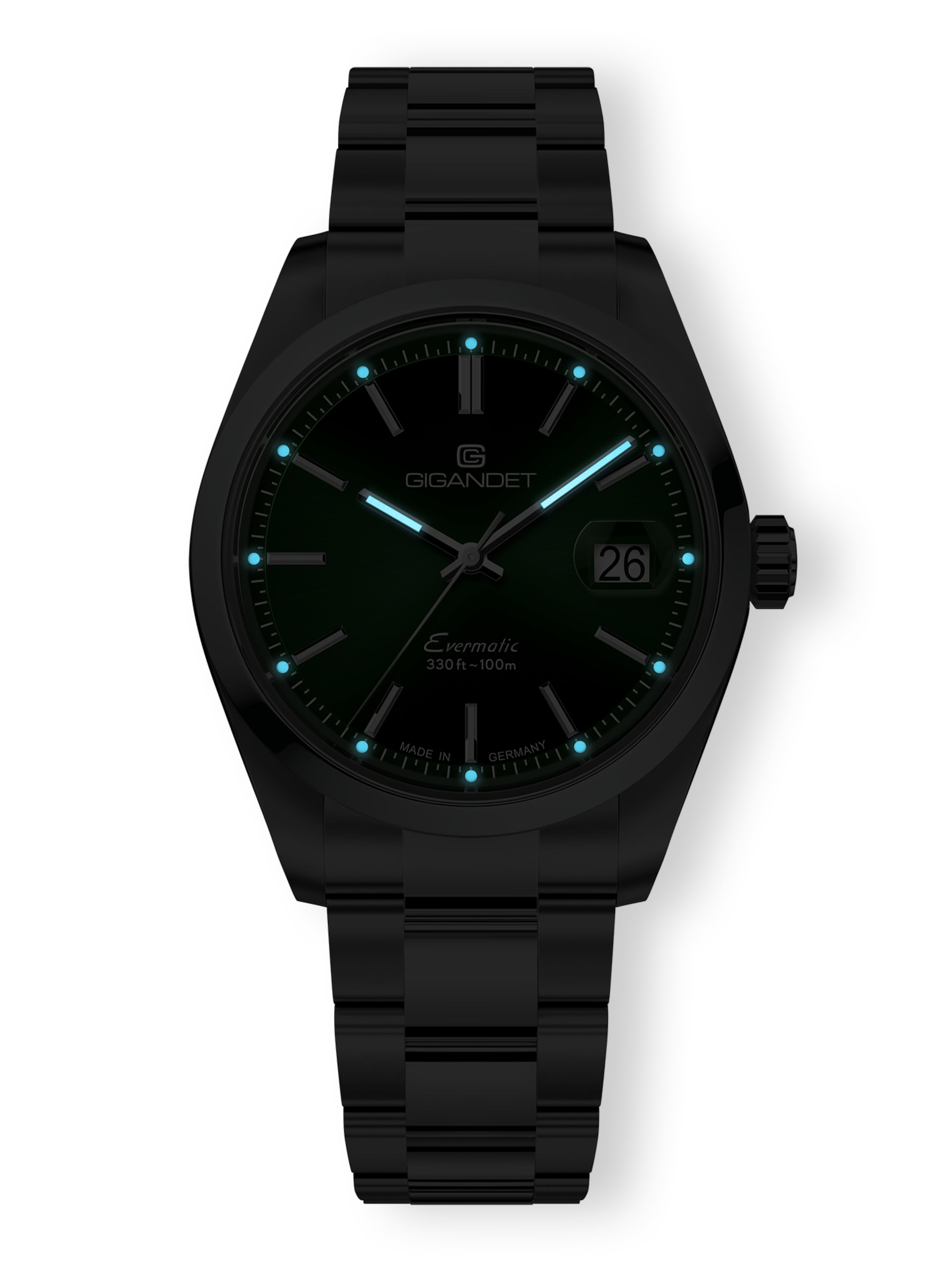 Gigandet Analog Watch 'EVERMATIC' in Green