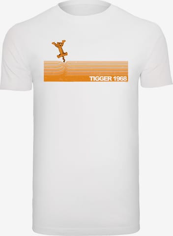 T-Shirt 'Disney Winnie The Pooh Tigger 1968' F4NT4STIC en blanc : devant