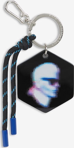 Porte-clés 'Cameo' KARL LAGERFELD JEANS en noir : devant