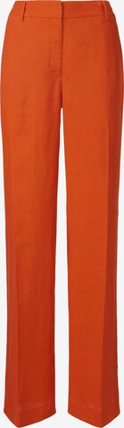 Peter Hahn Pleated Pants in Orange: front