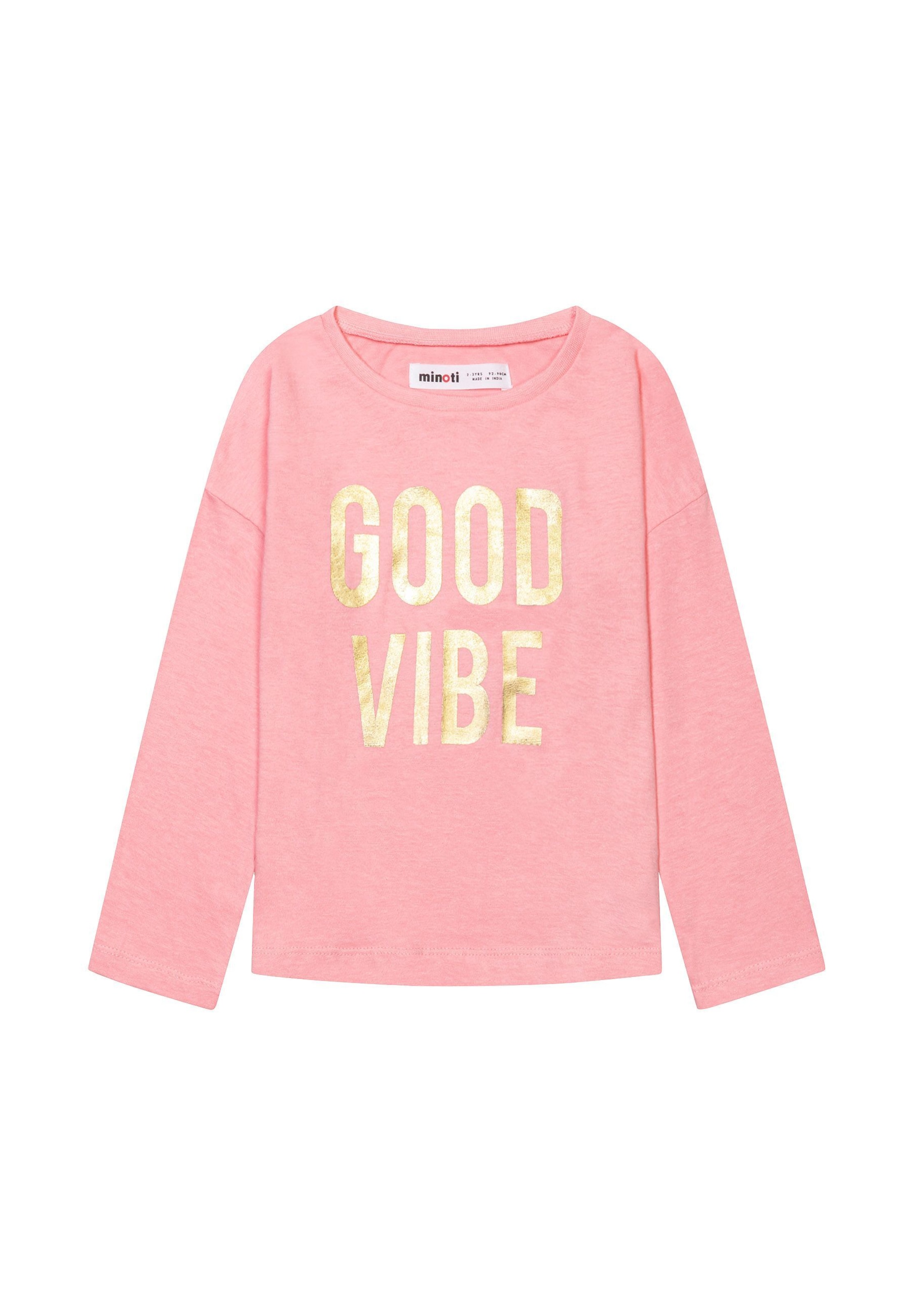 MINOTI Μπλουζάκι σε ροζ: μπροστά