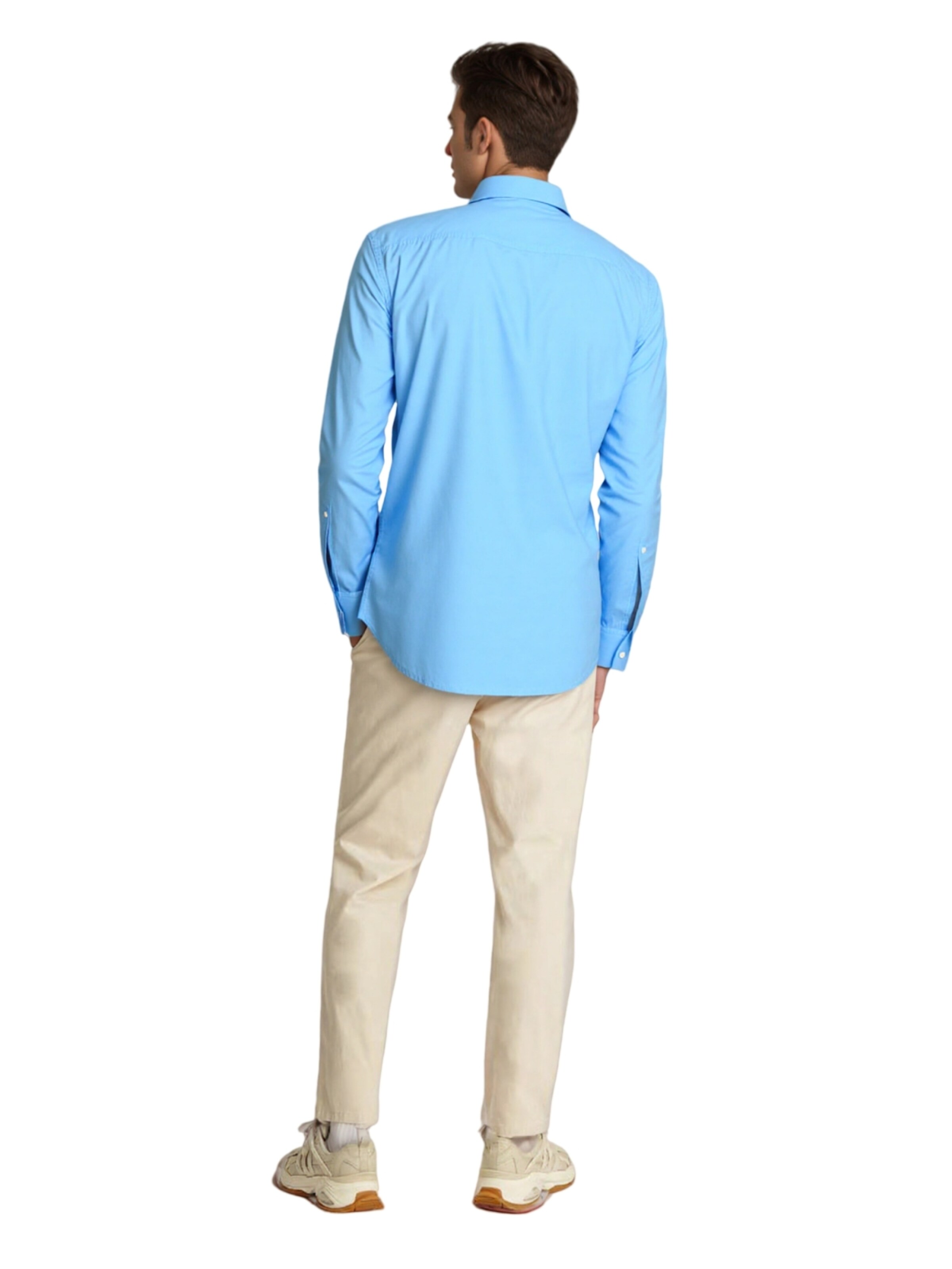 U.S. POLO ASSN. Regular Fit Skjorte i blå