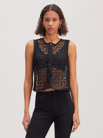 EDITED Top 'Cleo' in Schwarz: Vorderseite