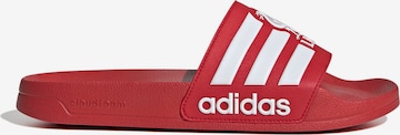 raudona ADIDAS SPORTSWEAR Sandalai / maudymosi batai 'ADILETTE SHOWER Liverpool': priekis