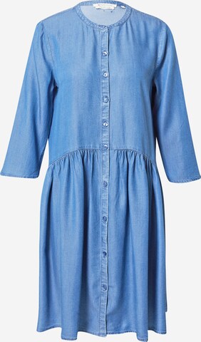 Robe-chemise TOM TAILOR DENIM en bleu : devant