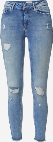 Skinny Jean 'Blush' ONLY en bleu : devant