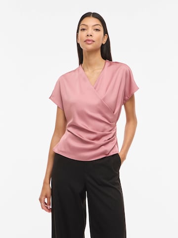 VILA Bluse 'VIElette' i pink: forside