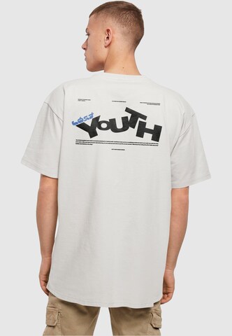 T-Shirt Lost Youth en gris : devant